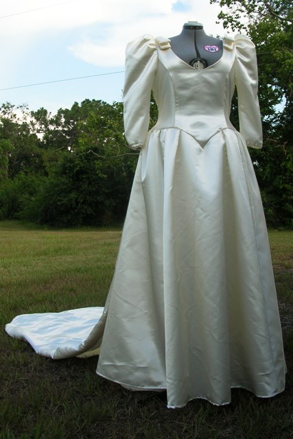 Fergie Wedding Gown Costume 1980s