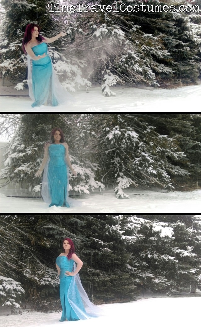Elsa Frozen Princess Gown