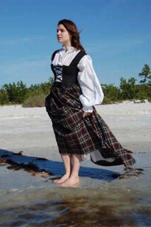 Scottish Woman's Costume Renaissance Pirate Highlander