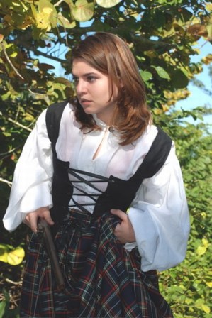 Scottish Woman's Costume Renaissance Pirate Highlander