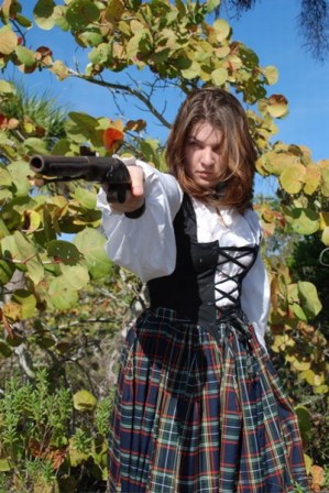 Scottish Woman's Costume Renaissance Pirate Highlander