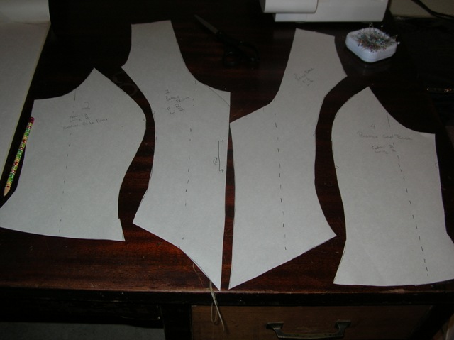 Resizing a pattern Butterick 4743