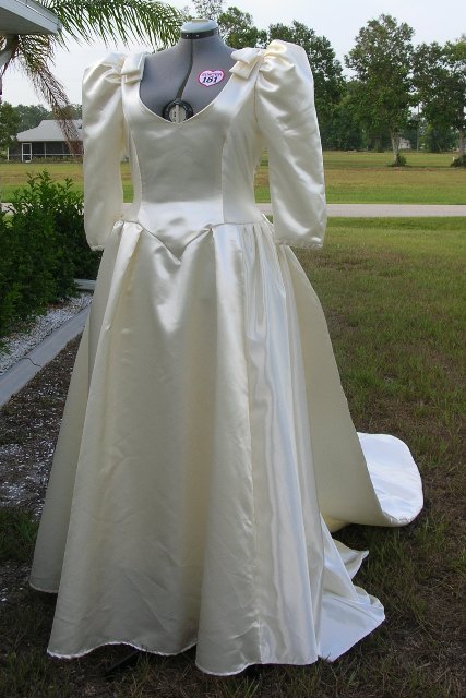 Fergie Wedding Gown Costume 1980s