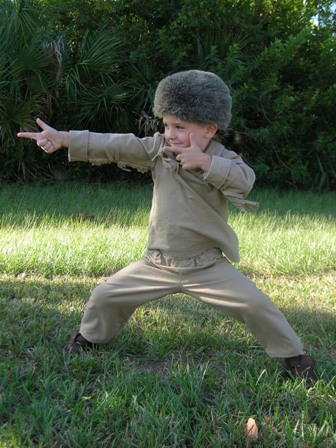 Davy Crockett Costume Time Travel