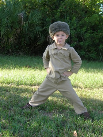 Davy Crockett Costume Time Travel