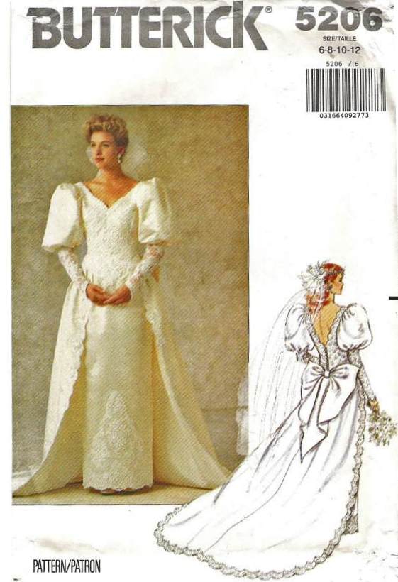 Misses' Wedding Gown with Train